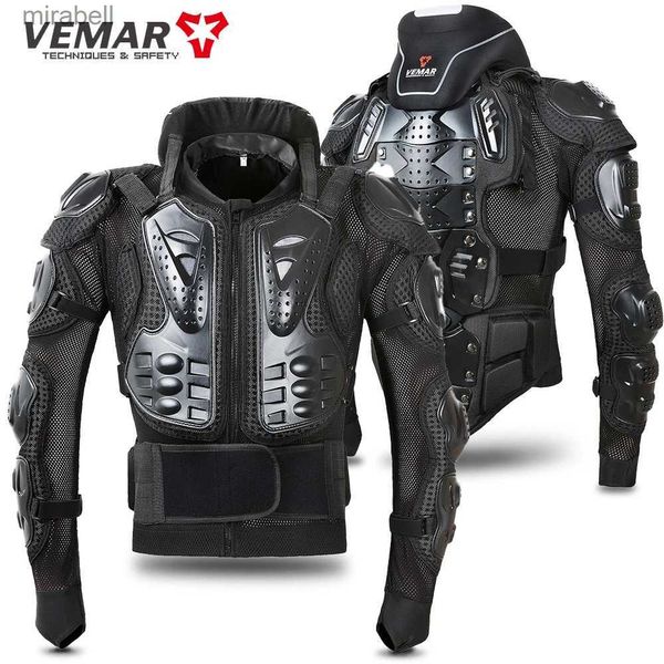 Jaquetas femininas Jaqueta masculina de corpo inteiro para motocicleta Protetor de armadura de corrida ATV Motocross Jaqueta de proteção corporal Roupas Equipamento de proteção para moto YQ240123