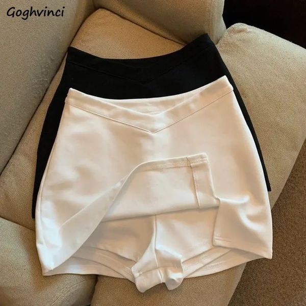 Mini saias femininas simples primavera magro sexy doce cintura alta lazer chique streetwear temperamento maduro all-match 240123