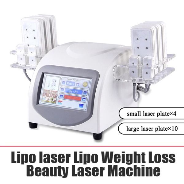 5mw lipo laser 88 diodos queima de gordura máquina de beleza lipólise 14 almofadas corpo emagrecimento perda peso566