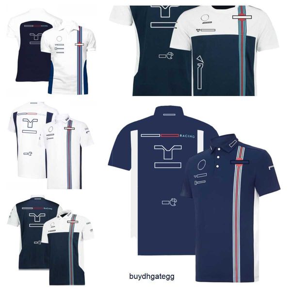 Novas camisetas masculinas e femininas Fórmula 1 F1 Polo Roupas Top Racing Fans Macacão de equipe de manga curta Plus Size A2h0