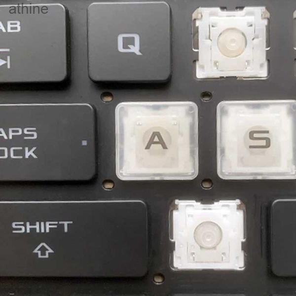 Tastaturen Tastaturen Ersatztastenkappe Schlüsselkappe Scherenclipscharnier für ASUS TUF Air FX516 FA516 FX516PR Rog Flow GV301 Laptop-Tastatur SCHLÜSSELclips YQ240123
