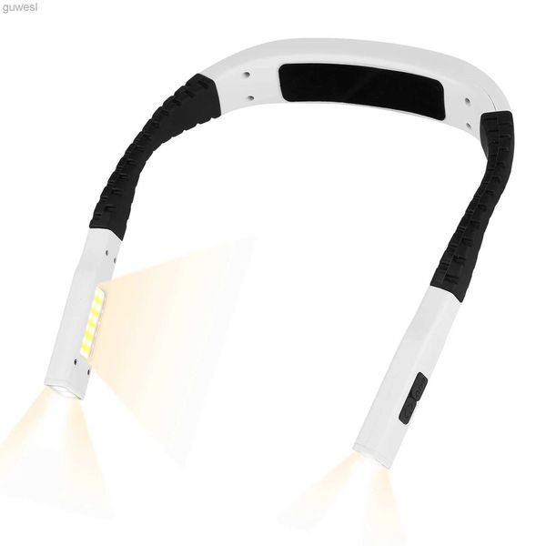 Schreibtischlampen USB wiederaufladbar Hängende Hals-Leselampen Neuheit Flexible Buchbeleuchtung 3 Farben Augenschutz Studieren Schreibtischlampe Geschenke YQ240123
