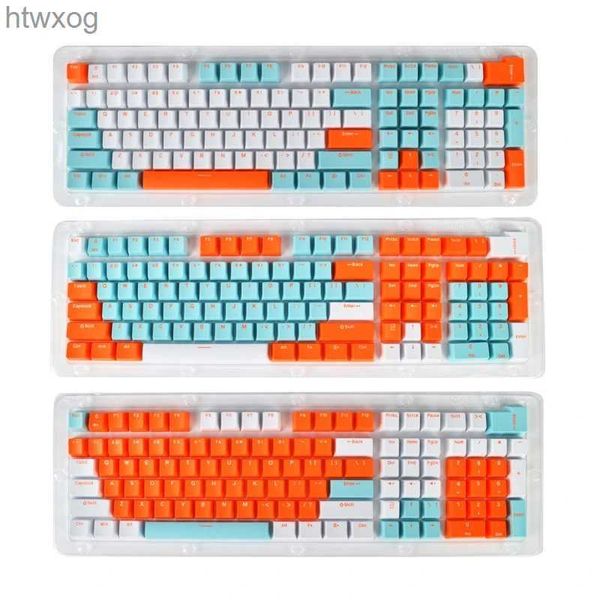 Клавиатуры PBT Игровая клавиатура Keycap Double Shot OEM Высота для механической клавиатуры Keycap YQ240123