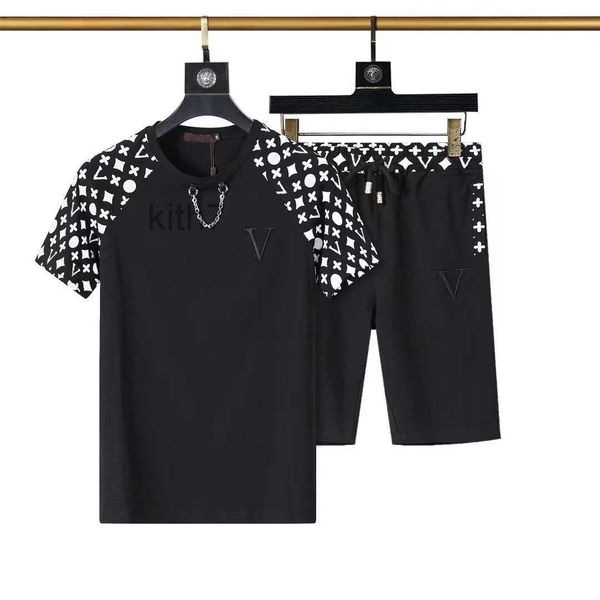 Erkek Trailsits Designer Summer Fashion Luxury 2 Parçası Kazanma Kısa Kollu Tişörtler ve Erkek Şort Spor Takım Marka Sweatshirts Setleri 2mgo