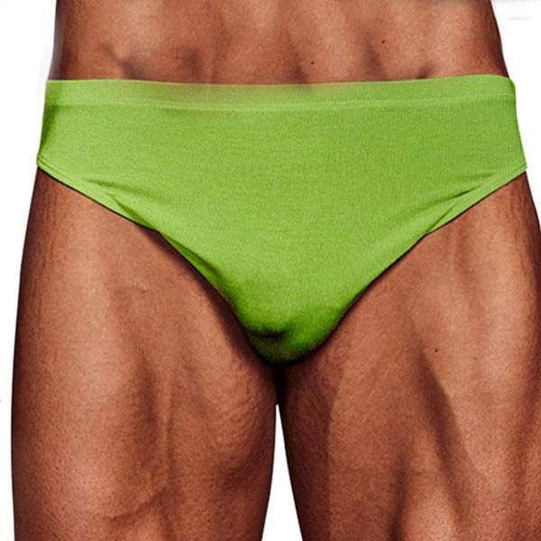 Unterhosen Männer Sexy Big Cock Pouch Briefs Einfarbig Atmungsaktive Schweiß Höschen Fitness Sport Trunks Unterwäsche Große Größe Bequeme Dessous