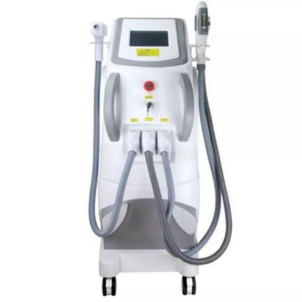 3 em 1 360 Magneto-Óptica Permanente Máquina de Depilação a Laser Rápida Opt / Ipl Yag 755Nm Picosecond Laser Tatto Removedor Rf Máquinas de Beleza para Rejuvenescimento da Pele412