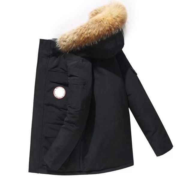 Дизайнерский мужской пуховик пуховик толстый теплый ветровка на открытом воздухе сканировать мужские куртки Зимняя куртка одежда Марка uomo женские длинные пальто
