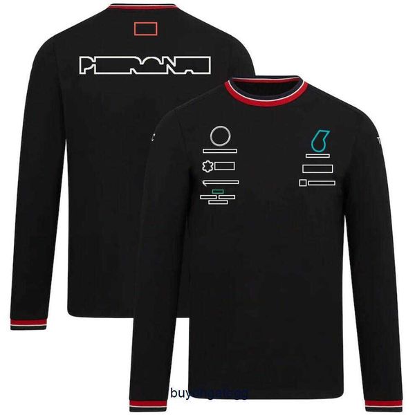 Novas camisetas masculinas e femininas Fórmula 1 F1 Polo Roupas Top Team Racing Terno de manga comprida Oficial mesmo modelo de fãs Nhb6