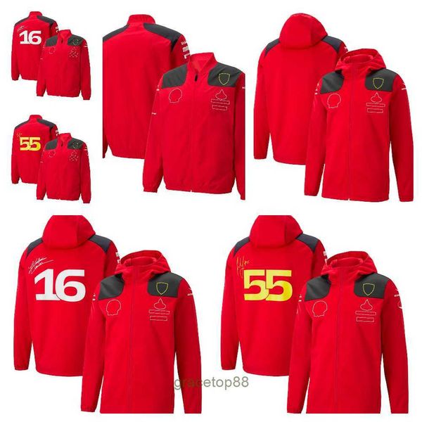Nova jaqueta masculina fórmula um f1 jaqueta feminina casaco roupas equipe vermelho zíper terno de corrida e fãs motocicleta topo bo62