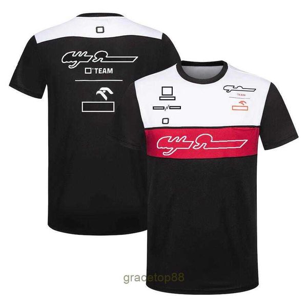 Novas camisetas masculinas e femininas Fórmula 1 F1 Polo Roupas Top Temporada Terno de corrida Lapela Roupas Macacões de equipe de manga curta 6cj9