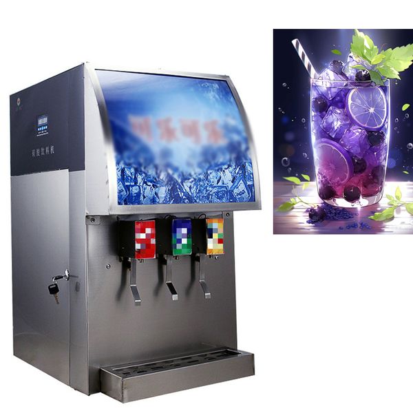 Yepyeni İçecek Şişesi Dispenser Soda Makine Dispenser Ticari Buzlu Kola İçecek Dağıtıcı