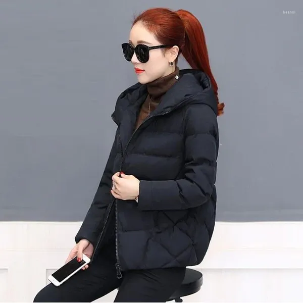 Frauen Unten Große Größe 5XL Winter Jacke Parka Frauen Warme Mantel Mit Kapuze Mantel Baumwolle gefütterte Weibliche Casual Oberbekleidung Kleidung