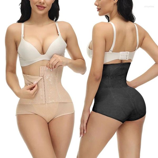 Mulheres shapers corpo mulheres calcinha roupa interior espartilho shaper cintura alta barriga controle bulift boxer lado breasted forma calças bodysuit