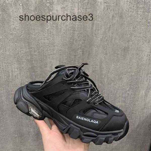 Designer Balencigs Fahion Casual Shoes Third Generation Paris Track Black Daddy Damen Frühling und Herbst B Family 2021 Ins Trendy Thick Soled Sneakers IAV0