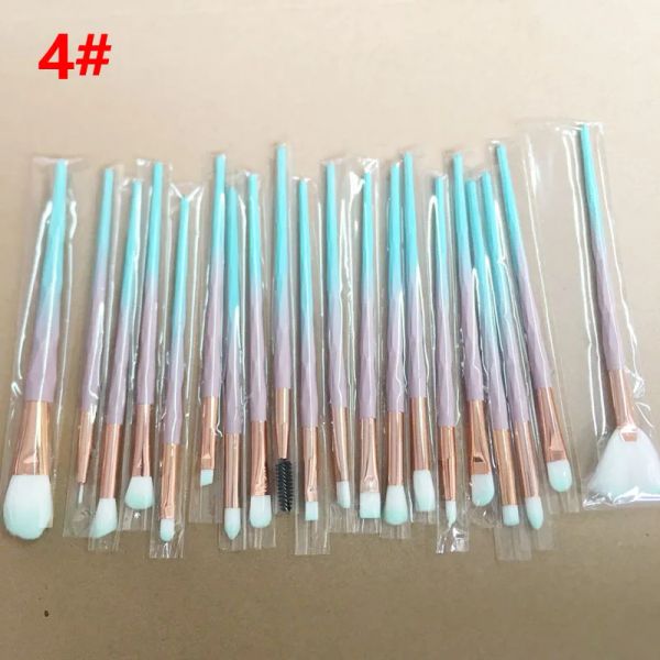 Ben spazzole per trucco 20pcs 3D Dazzle Glitter Foundation in polvere MakeupBrushe Professional Brush Brush Set Blush Oye Hide MakeupBrush LL