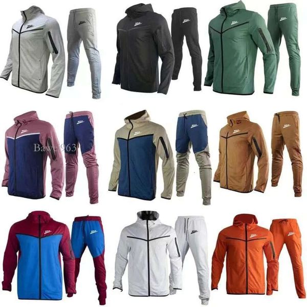 7a Tuta da uomo in pile tecnico nuova Designer Abbigliamento sportivo sottile per donna Felpa con cappuccio con zip Giacca a maniche lunghe da uomo Pantaloni da jogging Taglia asiatica S-3xl Gu4r 44x7