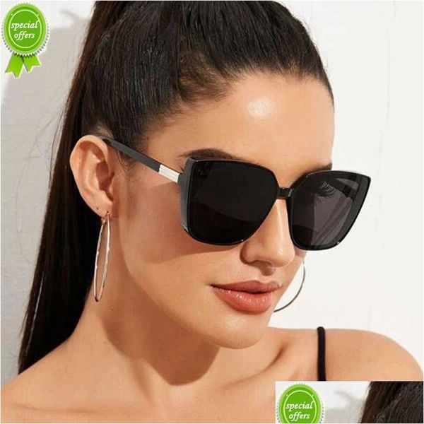 Altri strumenti per la pulizia della cura Nuovi occhiali da sole quadrati 2022 Uomo / donna di lusso Occhiali da sole Cat Eye Uv400 Esigner Moda Driver di lusso Goggl Dhryn