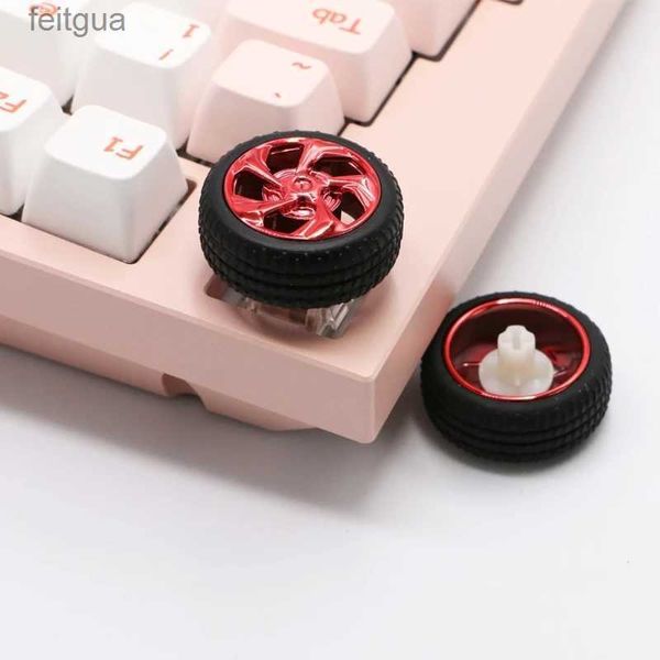 Teclados Teclados Elegantes Vintage Keycap Linda Roda Key Cap Adequado para Teclados Mecânicos Melhora Sua Experiência de Digitação YQ240123