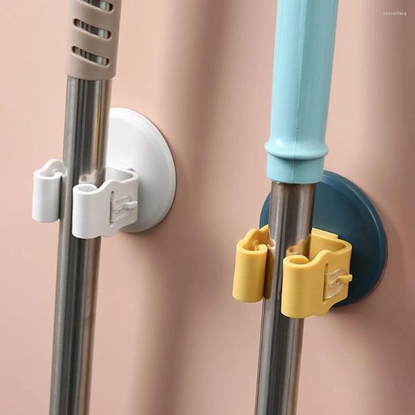 Haken Hohe Qualität Mopp Haken Wand Organizer Lagerung Rack Pinsel Besen Aufhänger Küche Badezimmer Hängen Mops Halter Clips
