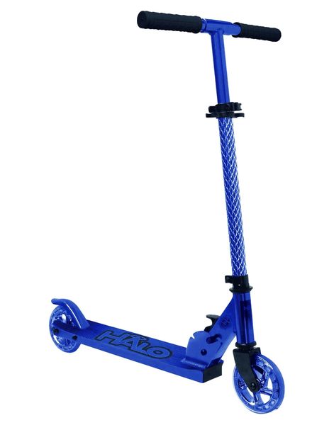 Patinete en línea HALO Rise Above Candy Chrome Premium - Azul cromado - Diseñado para todos los ciclistas (Unisex)