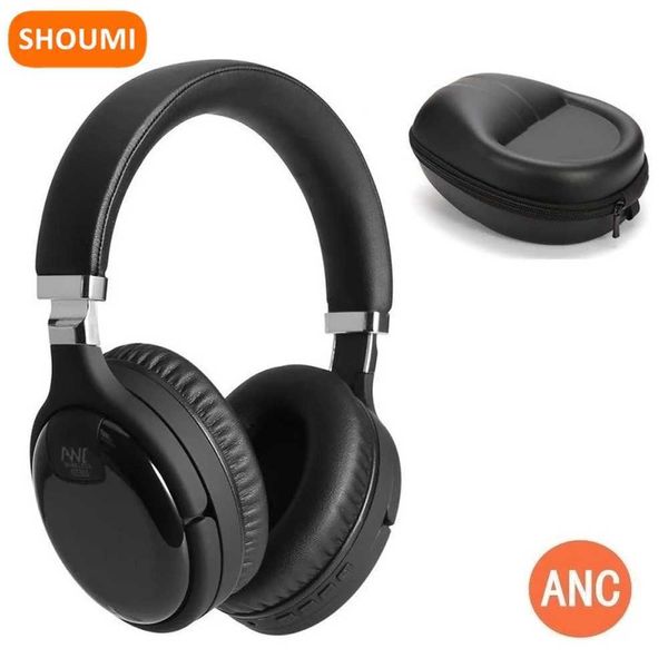 Headsets Shoumi ANC Bluetooth-Kopfhörer, kabellos, Hybrid-Headset mit aktiver Geräuschunterdrückung und Mikrofontasche, mehrere Modi, Hi-Res Sound 903 J240123