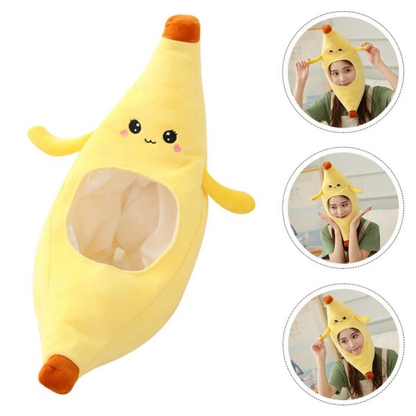 Zubehör 1 Stück lustiger Bananenhut Neuheit Party Dressup Cosplay Kostüm Hut