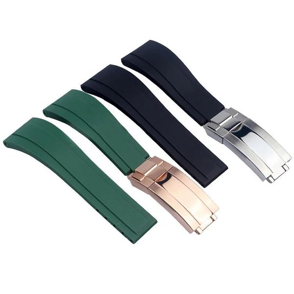 Компоненты, высококачественный резиновый ремешок для часов для браслета Tudor, 20 мм, 21 мм, черный, синий, зеленый, водонепроницаемый силиконовый ремешок для часов, браслет