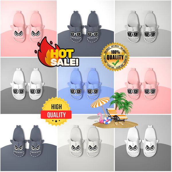 Scarpe firmate Pantofole Gomme Scivoli Sandalo Piatto Bloom squali Moda Spiaggia Infradito Bagno estate Donna cursore camera uomo morbido comfort