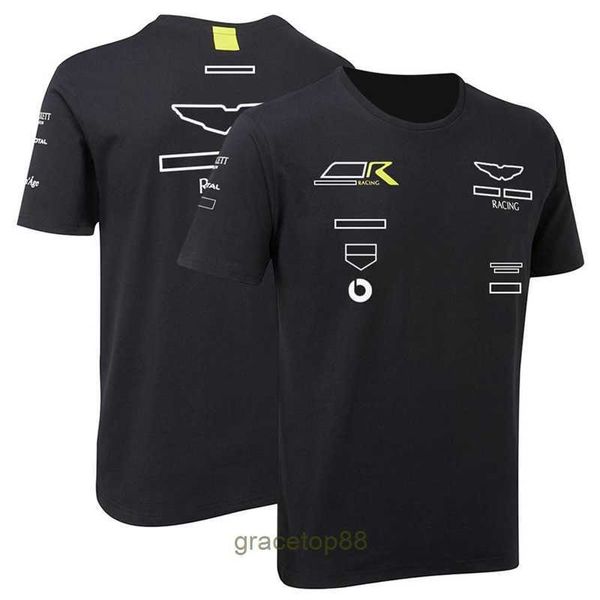 Erkek ve Kadınlar Yeni T-Shirts Formula 1 F1 Polo Giyim Üst Takım Sürücüsü Kısa Kollu Fan Yarışı Takım AX2D olabilir