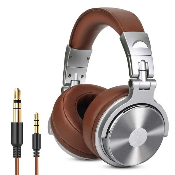 Headsets Oneodio Pro 30 Professionelle Studio-DJ-Kopfhörer mit Mikrofon über dem Ohr, kabelgebundene Kopfhörer, HiFi-Monitore, faltbares Gaming-Headset J240123