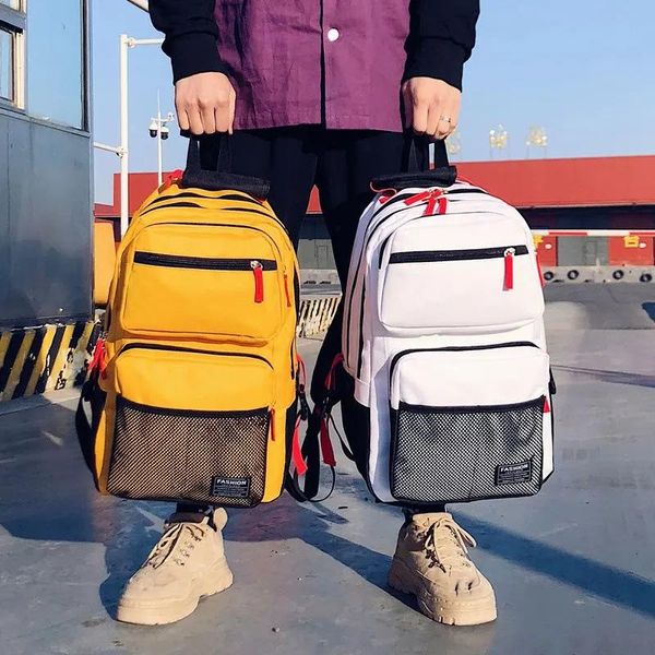 Taschen 2023 Neue große Männer Rucksack Frauen Schultasche High College Student Korean Multifunktions Reise Ruck Pack Heißer Verkauf