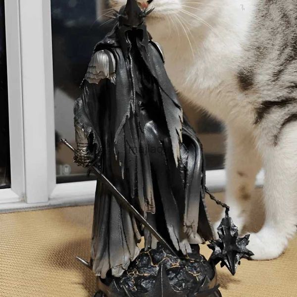 Figuras de brinquedo de ação Senhor dos Anéis 21-26 cm Gandalf Figura Bruxa Rei de Angmar Estatueta de ação Lotr Pvc Gk Estátua Modelo colecionável Brinquedos Menino Brinquedos