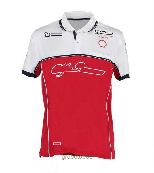 Erkek ve Kadınlar Yeni T-Shirts Formula One F1 Polo Giyim En İyi Hayranlar Serie Yokuş Yokuş Yok Bisiklet Bisiklet Knolu Kno Summer Off-Road Motosiklet RWW7
