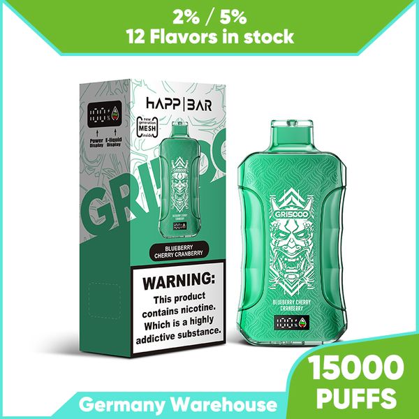 Online-Großhandel Einweg-Vape Crystal 15K 15000 Puffs Vaper Bar 20 ml Vape Jucie 20 mg 50 mg Stärke E Liquid 12 Geschmacksrichtungen Wiederaufladbares Pod-Gerät