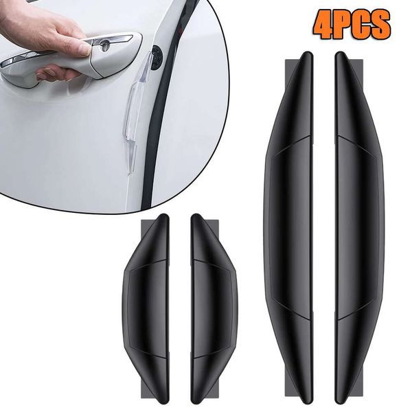 Neue 4PCS Auto Tür Schutz Schutz Streifen Scratch Protector Auto Gummi Stoßstange Aufkleber Auto Tür Kantenschutz Auto Dekoration