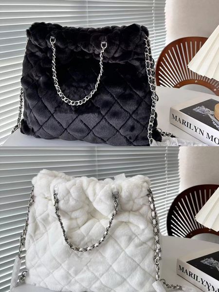 Luxurys Designer-Taschen Damenhandtasche Hochwertige Kaninchenhaar-Umhängetaschen Naverfull Woman Composite Lady Clutch-Kette Die Einkaufstasche Münzgeldbörse Brieftasche