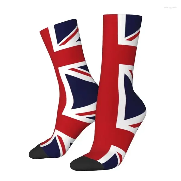 Herrensocken Union Jack Flagge des Vereinigten Königreichs Männer Frauen Crew Unisex Cooles Vereinigtes Königreich Britisches Frühlings-Sommer-Herbst-Winter-Kleid