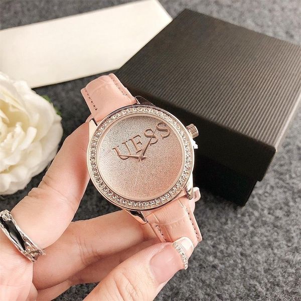 Kadınların Yüksek Kaliteli Lüks Moda Elmas Kemeri Su Geçirmez 38mm Montre De Luxe Hediyeleri A2