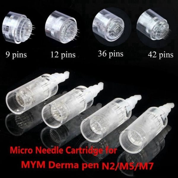 Mikro İğne Aksesuarları Dr Pen Derma Pen Mikro İte Dealing 12/36 Pin Nano Dövme Needles258