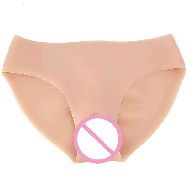 Accessori per costumi Silicone realistico Pantaloni anca vaginale Figa Sesso artificiale falso per Crossdresser Transgender Cosplay