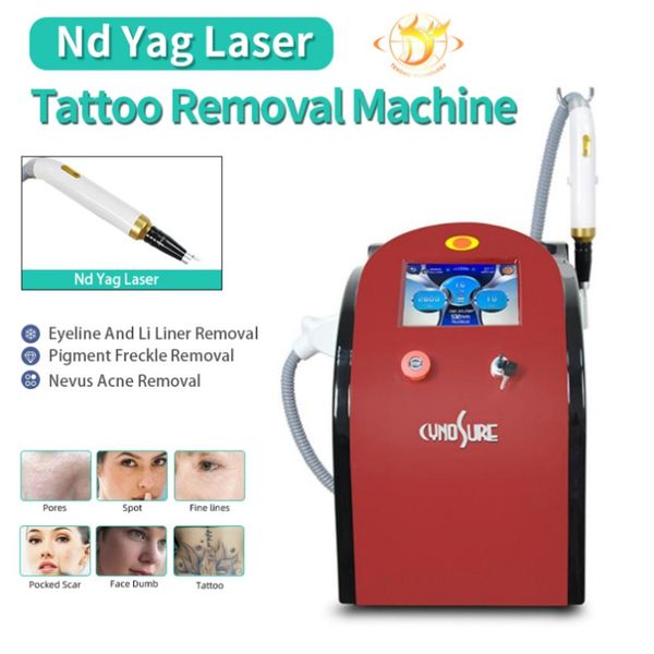 Mais vendido pico laser 755nm 1064nm 532nm 1320nm máquina de remoção de tatuagem a laser preto carbono pulso beleza pele esfoliante máquina529