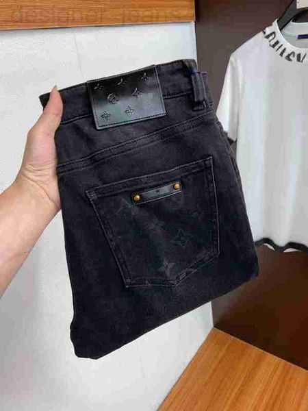 Jeans masculinos designer o mais recente outono e inverno marca mens jeans confortável estiramento material moda preto de alta qualidade luxo w2yn ksnu