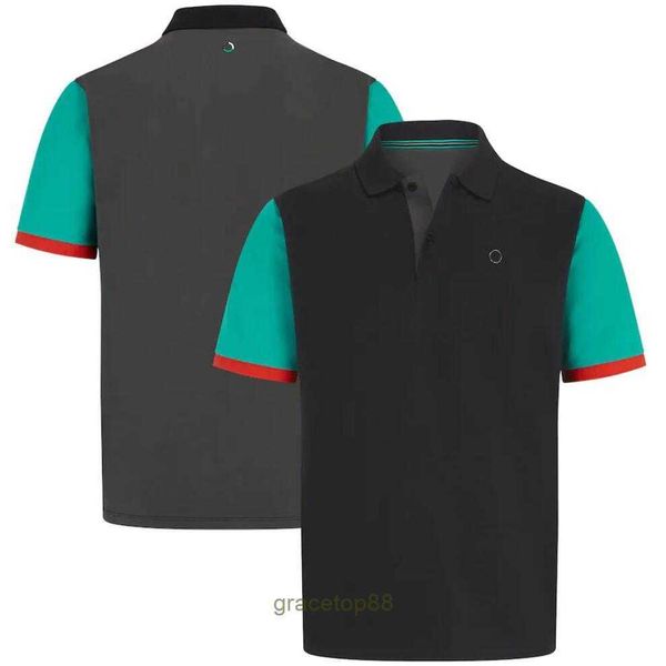 Herren und Damen Neue T-Shirts Formel 1 F1 Polo Kleidung Top Sommer Fans Team Gedenkrevers Gleicher Stil Übergroß Korj