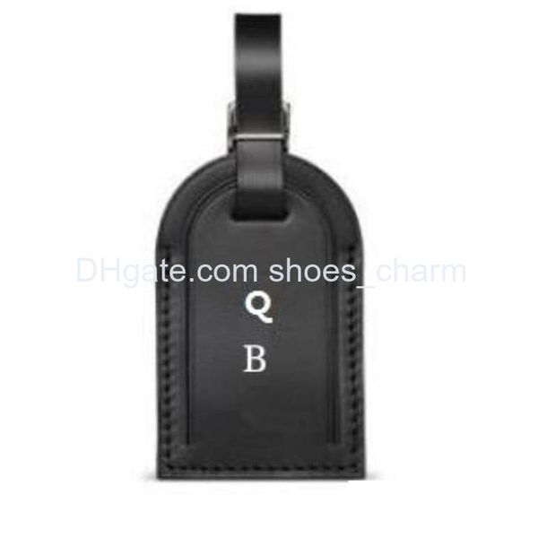 Sacos de desenhista Acessórios de viagem Lage Tag Personalizado Nome Personalizado Inicial Stam Bag Logo Etiqueta Uma Cor ou Duas Gotas Entrega Dh0af