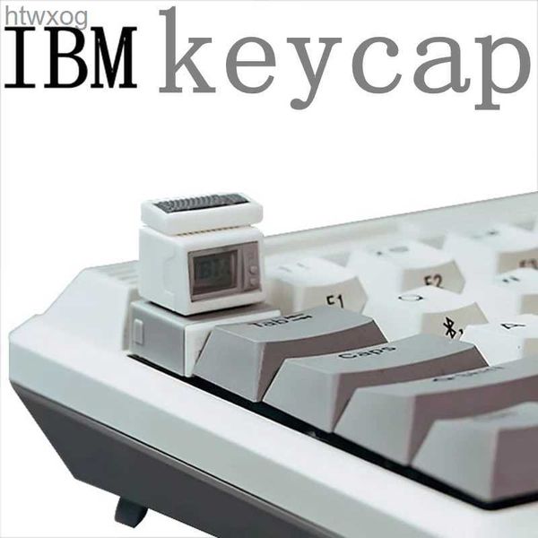 Teclados IBM Computador Retro KEYCAP ESC Jogo Mecânico Teclado Key Cap Adequado MX Gateron Akko Kailh Cherry Switch Tela Transparente YQ240123