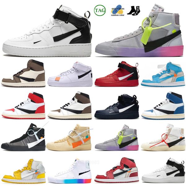 Sapatos masculinos e femininos de alta qualidade MCA branco azul vermelho MAC prata metal Volt baixo três preto verde GNER Presto 2.0 Chaussures tamanho 36-48