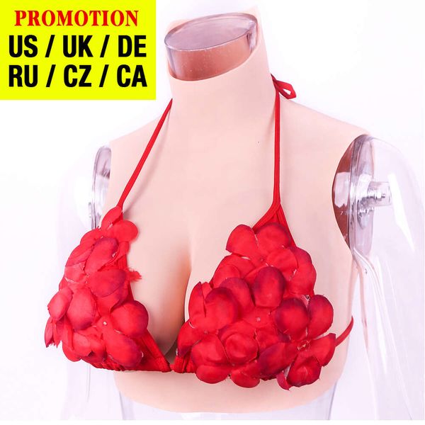 Acessórios de fantasia formas de mama com silicone de qualidade alimentar sem óleo peitos grandes para crossdressing transgênero cosplay masculino para feminino