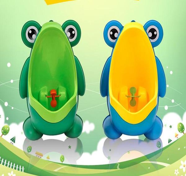 Kinder PP Frosch Kinder Stehen Vertikales Urinal Wandmontiertes Urintöpfchen Nut Kinder Baby Jungen Urinal Neue Förderung Wandmontierter Zug8025516