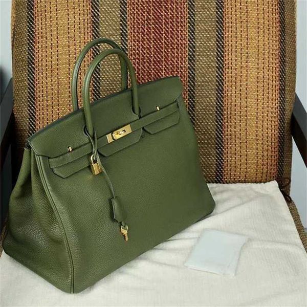 Bolsa de designer handswen 7a bolsa de lichia de couro genuíno grande e de negócios saco de viagem de couro grande saco de bagagem