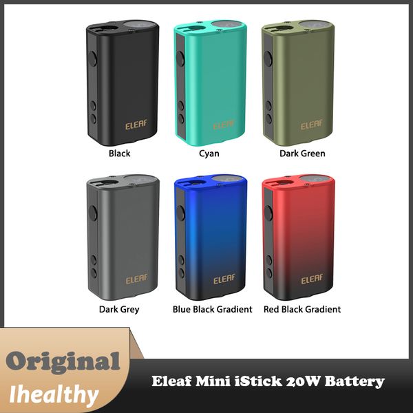 Eleaf Mini iStick 20-W-Akku Eingebauter 1050-mAh-Akku mit USB-Typ-C-Aufladung, einstellbare Spannung, elektronische Zigarette, 510-Gewinde-Verdampfer